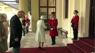 Royal Procession to Buckingham Palace  Diamond Jubilee [upl. by Alger]