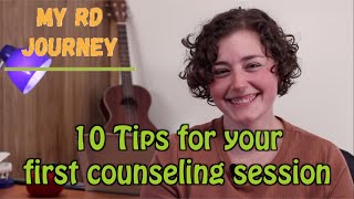 10 Tips For Your First Dietetics Counseling Session  My Dietitian Journey [upl. by Naleag]