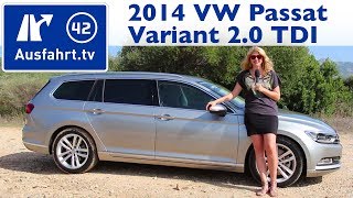 2014 Volkswagen VW Passat Variant 20 TDI 4MOTION Highline  Kaufberatung Test Review [upl. by Dnalyk]