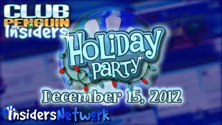 Insiders Network Club Penguin Holiday Party 2012 [upl. by Eniamrahc]