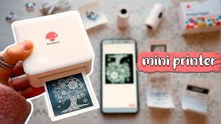 🍄Phomemo Mini Thermal Printer M02 Pro  Unboxing and Review  no ink [upl. by Attevroc]