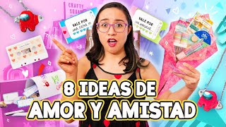 8 REGALOS FÁCILES PARA SAN VALENTÍN 💖 Ideas Originales para 14 de Febrero 💕 Craftingeek [upl. by Divad]