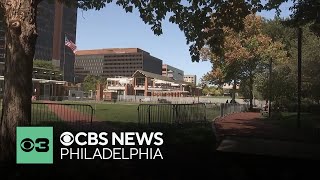 Philadelphia preparing to host presidential debate between Kamala Harris Donald Trump [upl. by Hump98]