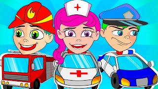 Community Helpers Song  More Nursery Rhymes and Kids Songs [upl. by Yerot928]