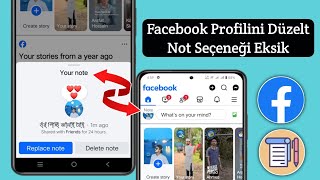 Facebook Profil Notları Seçeneği Eksik Sorunu Nasıl Düzeltilir Yeni Matematik।Facebook Profil Notu [upl. by Anifesoj252]