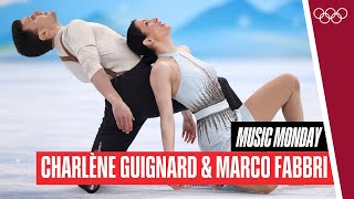 ⛸️ Charlène Guignard amp Marco Fabbri skate to Atonement and Little Sparrow ✨  Beijing 2022 [upl. by Yna]