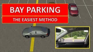 Learn how to PARK IN A BAY The easiest driving lesson by Parking Tutorial [upl. by Nnyltak]