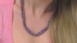 DIY Necklace Tutorial  Tolle Kette aus Miniperlen selber machen Anleitung [upl. by Gerrald]