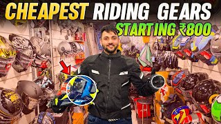 Cheapest Riding gear Market in delhi  Karol Bagh 😍 Helmet Glovesjacket [upl. by Agnizn]