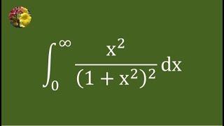 Solving improper integral using standard techniques [upl. by Sigfried446]