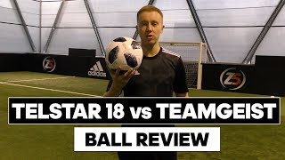 ADIDAS TELSTAR 18 REVIEW  ОБЗОР МЯЧА ТЕЛСТАР  TELSTAR 2018 vs TEAMGEIST 2006 [upl. by Dud]