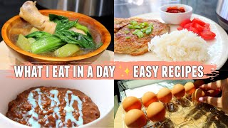 What I Eat In A Day 🇵🇭 Easy Filipino Recipes 2020 [upl. by Synn]