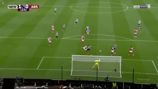 🔥 Alexander Isak BRILLIANT HEADER GOAL vs Arsenal to make Newcastle Infront  Anthony Gordon assist [upl. by Lawtun49]