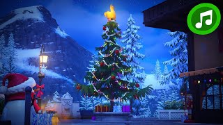 FORTNITE  Winter Ambience amp Christmas Music 🎄🎵 Relaxing Cozy Ambient Sounds [upl. by Tildie]