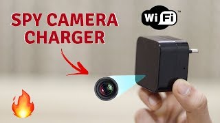 Spy Camera with WiFi  Smart Charger Spy Camera  Tech Unboxing 🔥 [upl. by Elleirol]