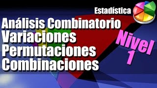 Variaciones Combinaciones Permutaciones Ejercicios Resueltos Nivel 1 [upl. by Xenophon]