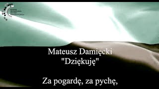 Mateusz Damięcki quotDziękujęquot [upl. by Amann]