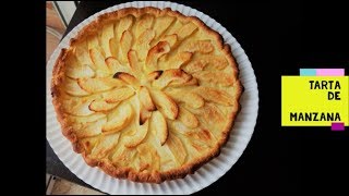 Tarta de manzana  Como hacer CREMA PASTELERA  con horno [upl. by Glyn]