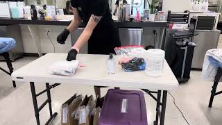 Basic Esthetics practical Washington state part 1 [upl. by Namyaw324]