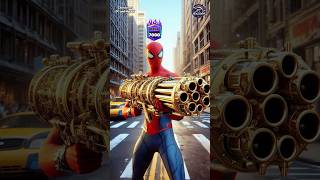 Golden Gun  Who is best SpiderMan vs Venom vs Captain America shorts spiderman brawlstars dc [upl. by Corbie399]