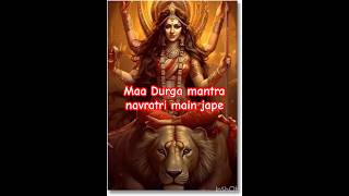 माँ दुर्गा durgamantra 🕉️shortsvideo shortsfeed [upl. by Eberto]