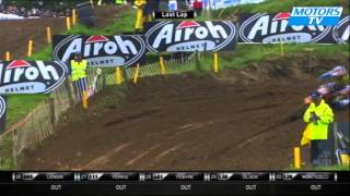 Victoire Herlings course 1 MX2 GP France 2013 [upl. by Kliman134]