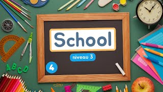 Thema 4  School  Woordenschat  Niveau 3 [upl. by Ettenad]