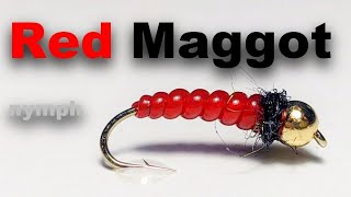 quotFly Tying Tutorial Red Maggot for Trout and Grayling  StepbyStep Fly Fishingquot [upl. by Rancell]