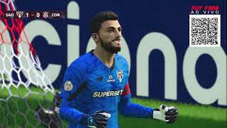 SAO PAULO X CORINTHIANS AO VIVO GAMEPLAY DE PES 2021 CANAL FUT FANG [upl. by Ahsinrev]