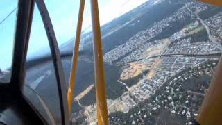 Tiger Moth flight from Jandakot [upl. by Yarw]