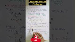 ❌ Cannizzaro Reaction Mechanism 🔥🔥🔥 shorts neet iit jeemains boards [upl. by Sosthena70]