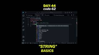 CURRENT CODERS 241000 TODAY I LEARN STRING IN C c dsa coder coding shorts strings new [upl. by Elwee]