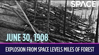 OTD in Space – June 30 Explosion From Space Levels Miles of Forest [upl. by Eiahpets]