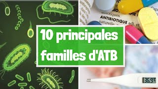 LES PRINCIPALES FAMILLES DES ANTIBIOTIQUES EN 4 MIN [upl. by Mota]