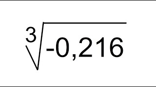 RAÍCES CÚBICAS NEGATIVAS Matemáticas Básicas [upl. by Anahsit]