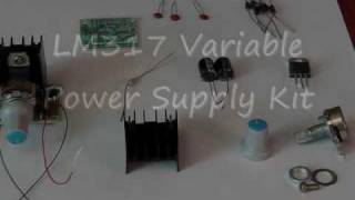 The LM317 DIY Variable Power Supply Kit Instruction Video  wwwengineeringshockcom [upl. by Matheson902]