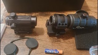 CVLIFE Red Dot and Magnifier Combo 3 MOA Red Dot with 3X Magnifier Review Really nice combo [upl. by Aminta86]