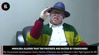 Isaac Mwaura Accuses Foreigners of Inciting Protests [upl. by Ancel]