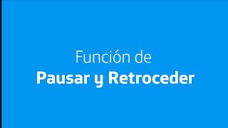 Tutorial Cómo utilizar la funcionalidad de pausar y retroceder en vivo [upl. by Adamik]