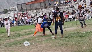 Takanakuy 2023 Ana palomino vs Mary mendoza Perú vs Bolivia [upl. by Polik]