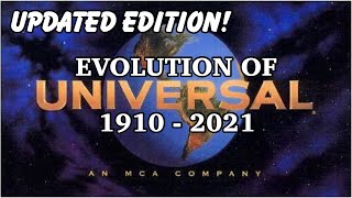 Evolution Of Universal Pictures  UPDATED  1910  2021 [upl. by Kinzer613]