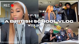 A BRITISH SCHOOL WEEK VLOG  what it’s really like in a British school…  Sixthform  4arahh [upl. by Buchalter]