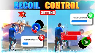 Recoil control in free fire 🔥  Free fire headshot setting in tamil  One tap sensitivity [upl. by Nawj155]