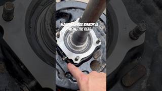 🔩Quick Tips for Rear Wheel Bearing Replacement WheelBearingReplacement mechanictips [upl. by Nivri]