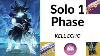 Solo 1 Phase Kell Echo on Prismatic Warlock TwoTailed Fox Style  Episode Revenant [upl. by Apicella331]