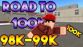 ROBLOX Arsenal Road To 100k Kills 98k99k [upl. by Shirlie236]