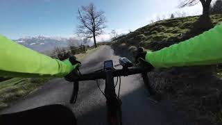 Ride with me After work ride SwitzerlandLichtenstein 4k Swiss Mountain Alps [upl. by Nirej]