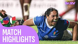 Will Madagascar cause a Rugby World Cup qualifying upset  Samoa v Madagascar  Highlights  WXV 3 [upl. by Pontus]