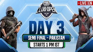 EN PMCO Pakistan Semi  Finals Day 3  Fall Split  PUBG MOBILE CLUB OPEN 2020 [upl. by Merete]