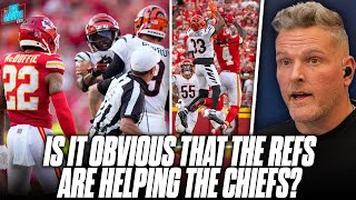 Is It Obvious That The NFL Has Referees Cheat For The Chiefs  Pat McAfee Show [upl. by Crystal110]